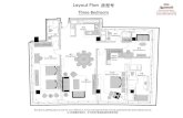 Layout Plan Three-Bedroom Kitchen Narrtott EXECUTIVE … · 2019-10-10 · Layout Plan Three-Bedroom Kitchen Narrtott EXECUTIVE APARTMENTS THE OCT HARBOUR- SHENZHEN Dining Room Bathroom