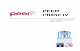 PEER Phase IV Handbook... · 2012-06-29 · PEER members may receive HHAN alerts at any time for situational awareness. If an incident occurs that impacts PEER members, the frequency