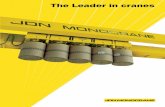 The Leader in cranes - JDN MONOCRANE | Cranes for Sale ...€¦ · Our design, mechanical and electrical research resources include CAD (Computer Aided Design), access to materials
