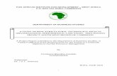PAN AFRICAN INSTITUTE FOR DEVELOPMENT WEST AFRICA …i PAN AFRICAN INSTITUTE FOR DEVELOPMENT – WEST AFRICA P.O. BOX 133, BUEA, CAMEROON DEPARTMENT OF BUSINESS STUDIES A Project Report