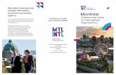 Montréal International: Greater Montréal’s economic ...€¦ · A Welcoming Home for International Organizations Montréal Montréal International: Greater Montréal’s economic