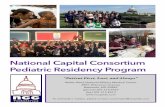 National Capital Consortium Pediatric Residency Program · Pediatric Residency Program became the ﬁrst tri-service pediatric program in the DoD and is dedicated to the training