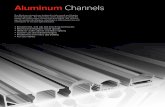 Aluminum Channels - Amazon Web Services · Aluminum Channels Our Aluminum channels are designed to help mount and disguise the LED tape light. The frosted lens covers dotting caused