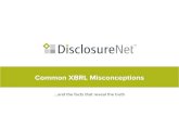 Common XBRL Misconceptions - Certent · Common XBRL Misconceptions...and the facts that reveal the truth