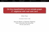 On the classification of non-simple graph C* …math.ecnu.edu.cn/RCFOA/visitors/Ruiz-Efren/RuizECNU2012.pdfClassiﬁcation Problem Invariant Graph C -algebras Abstract Classiﬁcation