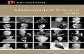 Mathematical Sciences 2009 - Princeton Universityassets.press.princeton.edu/catalogs/math09.pdfClassifying Spaces of Degenerating Polarized Hodge Structures Kazuya Kato & Sampei Usui
