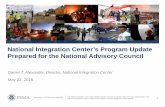 National Integration Center’s Program Update Prepared for ... · Protection (EHP) Mitigation. Public Assistance. Damage Assessment Coordinator. State Disaster Recovery ... a variety