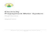 Electricity Prepayment Meter System€¦ · prepayment meter system within its concession areas. This paper sets out the Authority's draft decision on the proposed prepayment meter