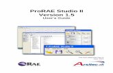 ProRAE Studio II Version 1 - arsitec.ch · For MiniRAE 3000, ppbRAE 3000, MiniRAE Lite, UltraRAE 3000, ToxiRAE Pro Family or New MultiRAE Family, AutoRAE 2 Controller, or AutoRAE