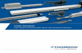 Catalogue Thomson Linear Actuators Documents/Thomson/Linear_A… · • Electric actuation components cost less than comparable hydraulic and pneumatic systems. • One electric linear