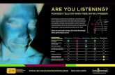 ARE YOU LISTENING? · ARE YOU LISTENING? YOUR BODY TELLS YOU WHEN THERE MAY BE A PROBLEM. Fallopian Tubes Ovaries Uterus Cervix Vagina Vulva Gynecologic cancers have symptoms. Learn