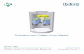 Operation and Maintenance Manual - Virginia Tech...Hydro International plc. Up-Flo® Filter is a trademarked filtration device of Hydro International plc. A patent covering the Up-Flo®