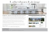 LakeshoreLiving · 2019-04-04 · CONTACT Digital Advertising Partnerships LakeshoreLiving IDEAS AND INSPIRATION FOR YOUR HOME Cindy Smith 262-215-2997 csmith@ntmediagroup.com Welcome