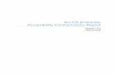 ArcGIS Enterprise Accessibility Conformance …...06/22/2018 Web Content Accessibility Requirements (WCAG) 2.0 Voluntary Product Accessibility Template (VPAT) 2.0 6 ArcGIS Enterprise