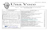 ISSN 1442-6161, PPA 224987/00025 2013, No 1 - March Una Voce · ISSN 1442-6161, PPA 224987/00025 2013, No 1 - March Una Voce ... Dame Carol Kidu as guest speaker was an enormously