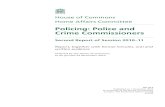 Policing: Police and Crime Commissioners...Policing: Police and Crime Commissioners 1 Contents Report Page 1 Introduction 3 The Government s proposals 3 The scope of our inquiry 4