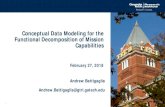 Conceptual Data Modeling for the Functional Decomposition of …mitre+SOS0... · 2019-03-11 · Conceptual Data Modeling for the Functional Decomposition of Mission Capabilities February