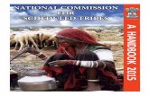 NATIONAL COMMISSION FOR SCHEDULED TRIBES · NATIONAL COMMISSION FOR SCHEDULED TRIBES A HANDBOOK 2015 NATIONAL COMMISSION FOR SCHEDULED TRIBES 6th Floor, Lok Nayak Bhawan, Khan Market,