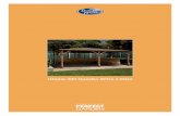 Utopia 400 Gazebo W4m x D4m - Dunster House...Utopia 400 Gazebo W4m x D4m External width 4.16m (13’7”) External depth 4.16m (13’7”) Overall height 2.47m (8’0”) Timber: