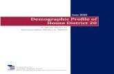 Demographic Profile of House District 20 - le.utah.gov · has created a detailed demographic profile of the legislative district that you represent. This profile contains summaries