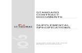 STANDARD CONTRACT DOCUMENTS SUPPLEMENTAL SPECIFICATIONSstthomas.hosted.civiclive.com/UserFiles/Servers... · supplemental specifications standard contract documents city of st. thomas