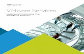 Consutation Services Overview: VMware, Inc. · VMware Advisory Services help VMware customers align their IT strategy and business strategy while operationalizing innovations that