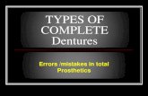 TYPES OF COМPLETE Dentures...2020/04/06  · Types of immediate Complete dentures Advantages of immediate denture consist in: 1. The denture acts as a bandage or splint to help control