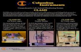 CLAMS - Columbus Instruments · CLAMS-CF and CLAMS-WC Our patented Volumetric Drinking Monitor (VDM) uses a small dosing pump to deliver water through, what look like, a standard