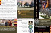 “What is ASU Army ROTC (Reserve Officer Training Corps)?” · 2020-01-03 · A College Diploma and so much more… Through classes and field training, Army ROTC provides you with