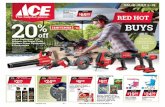 See our full · RED HOT BUYS VALID JULY 1–31 See our full assortment of Craftsman tools on acehardware.com Kaytee® Songbird Blend™ Wild Bird Food, 7 Lb., Nut & Fruit Blend™