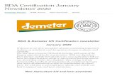 Newsletter 2020 BDA Certification Januarybdcertification.org.uk/wp/wp-content/uploads/2020/02/Newsletter... · BDA & Demeter UK Certification newsletter January 2020 Welcome to our