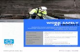 AT HEIGHTS WORK SAFELY - Pivot · WORK SAFELY AT HEIGHTS R I I W H S 2 0 4 D During t his course part icipant s will develop t heir skills and knowledge required t o work saf et y