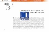 Marginal Analysis for Optimal Decisionsimages.china-pub.com/ebook3660001-3665000/3664062/ch03.pdf · Marginal analysis supplies the fundamental logic for making optimal decisions.