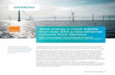 Wind energy is more reliable€¦ · Wind energy is more reliable than ever with a new Ethernet network from Siemens Alflex Technologies turns to Siemens to build an Ethernet network