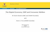 The Digital Economy, GDP and Consumer Welfare · consumer surplus contribution of commodity 0 to overall welfare change (which would not be recorded as a contribution to GDP). If
