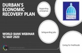 DURBAN’S ECONOMIC Supporting enterprises RECOVERY PLAN€¦ · R4,0 R6,0 R8,0 R10,0 R12,0 R14,0 Large (201 employees+) Medium (51 - 200 employees) Small (21 –50 employees) Very