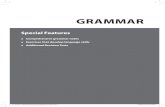 GRAMMAR · Special Features 6 Comprehensive grammar notes 6 Exercises that develop language skills ... 10 Forming Verbs And Forms of the Verbs 67 ... 17 Infinitives 118 18 Modal and
