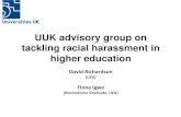 UUK advisory group on tackling racial harassment in higher ... Richardson UEA.pdf · Catalyst Funding » Aim of OfSCatalyst funding to identify and support good practice in student