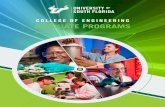 COLLEGE OF ENGINEERING GRADUATE PROGRAMS · Property Owners Association (2017). USF ranks 10th nationally for patents and is in the top 15 for start-ups and the number of licenses