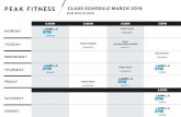 CLASS SCHEDULE MARCH 2019 - peakfitness.com.mypeakfitness.com.my/wp-content/...Gurney-Plaza-MARCH... · class schedule march 2019 8.45am 9.30am 6.15am 7.15pm chee ho george khoo.j.y