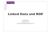 Linked Data and RDF - University of Manchesterstudentnet.cs.manchester.ac.uk/pgt/2013/.../slides/Week5-LinkedDat… · Issues with Linked Data • Still primarily about data – Vocabularies
