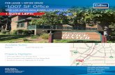 FOR LEASE > OFFICE SPACE 1,007 SF Office...R e othi l e E x p w y. C h a r l e s t o n R d. C a r l e s t o n d . P a g e l l y J o unip e r o d S a B v d. 0 280 280 280 280 280 280