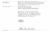 GAO-01-22 Defense Acquisitions: Price Trends for Defense ... ·