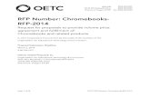 RFP Number: Chromebooks- RFP-2014...Sherwood, Oregon 97140-9170 March 7 - March 21 Bid Evaluation Period March 24, 2014 Intent to Award! OETC will post its intent to award at the Announcement