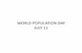 WORLD POPULATION DAY JULY 11 - shcollege.ac.in€¦ · WORLD POPULATION DAY JULY 11 •SURVEY AND ANALYSIS WING (SAW) and •SOCIAL AWARENESS AND ACTION FORUM (SAAF) India's Population
