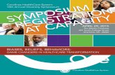 Carolinas HealthCare System 13th Annual Diversity Symposium · The 13th annual Diversity Symposium will support the following learning objectives: • Identify best-in-class methodologies