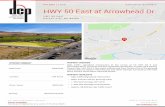 | Land Executive Summary HWY 50 East at Arrowhead Dr. · OFFERING SUMMARY PROPERTY OVERVIEW High traffic,signalized intersection at the corner of US HWY 50 E and Arrowhead Drive.