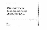 OLSZTYN ECONOMIC JOURNAL · The definition of “capital of the knowledge of the society” is the synonym of the notion of human capital (ZIENKOWSKI 2003), according to which human