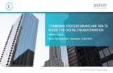 PROCESS MINING AND RPA to boost the digital ......• Business Process Redesign • Insourcing/Outsourcing • Automation (e.g. RPA) • High volume • Repetitive tasks • Estimated