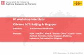 IV Workshop Interclubs Oficines ACT: Beijing & Singapurobservatorituristic.aralleida.com/ftp/documents... · Índia Filipines Indonèsia Singapur Malàisia Tailàndia 362.081 178.409*